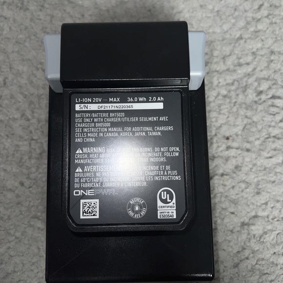 Hoover Onepwr 2.0 Lithium‎ Ion Battery Charging Dock with Adapter BH15030 - Picture 9 of 9